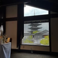 披露宴会場からの景色