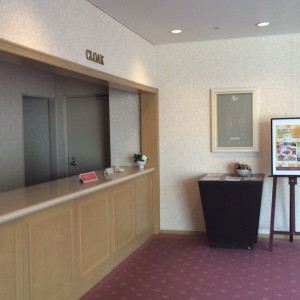 披露宴会場前のクローク|371968さんの神戸 西神オリエンタルホテルの写真(120763)