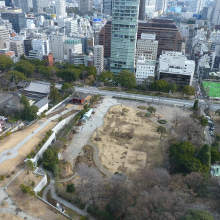 会場からの景色春は桜が咲くそうです