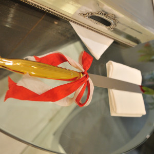 ケーキ入刀のナイフ|372228さんの札幌グランドホテルの写真(122418)
