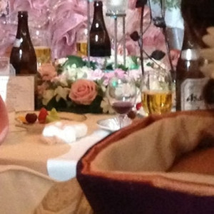 ゲストテーブル装花|372253さんのパールベリーガーデン アンフィエスタの写真(146134)