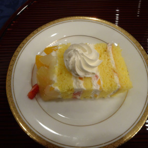 ケーキカット後のケーキです|372541さんの京都国際ホテルの写真(193980)