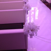 通路側にお花