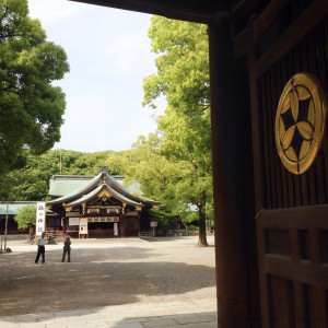 楼門をくぐった先にある本殿。|373616さんの真清田神社 参集殿の写真(147465)