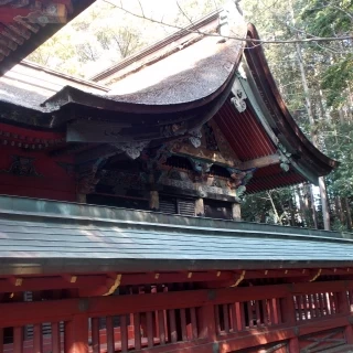 幣殿・本殿・透塀外観