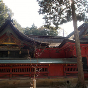 拝殿・幣殿・本殿・透塀外観|373703さんの六所神社の写真(143141)