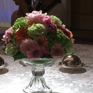ゲストテーブルの装花|373752さんのホテル日航金沢の写真(132463)