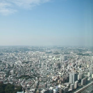 会場からの景色