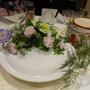 ゲストテーブルの装花|374163さんの若宮の杜 迎賓館の写真(408674)