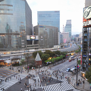 会場の窓から外を見ると銀座の街です。夜景が素敵でした。|374165さんのサバティーニ・ディ・フィレンツェ東京の写真(158089)