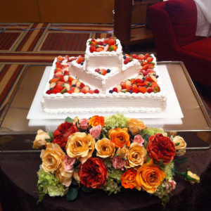 ケーキにもお花を♪|374770さんの新大阪江坂 東急REIホテルの写真(135531)