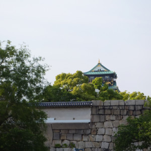 豊国神社からは大阪城が望めます☆|374916さんの豊國神社（大阪）の写真(136701)