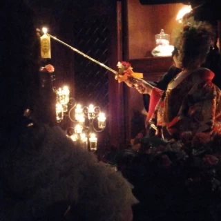 着物でのキャンドルサービス