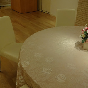 可愛いローズのテーブルクロス|375147さんのパル法円坂（ウエディング取扱終了）の写真(140142)