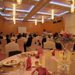 招待客は200名ほどでしたが、広々としていました。|376003さんのホテル京セラの写真(157422)