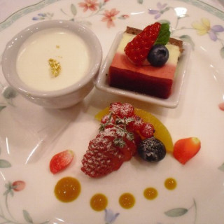 試食会のデザート