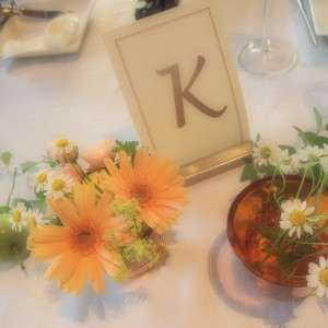 テーブルの装花|377206さんのRestaurant CARESS（レストランカレス）の写真(151988)