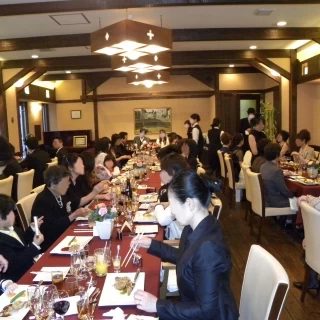 レトロな感じで京都の雰囲気に合う会場でした。