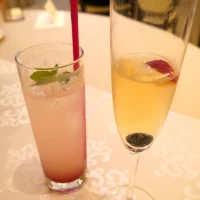 新郎新婦オリジナルカクテル＆ウェルカムシャンパン