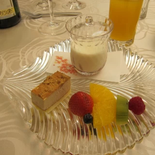 料理長オリジナル　白胡麻のブランマンジェ