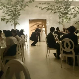 披露宴入場時