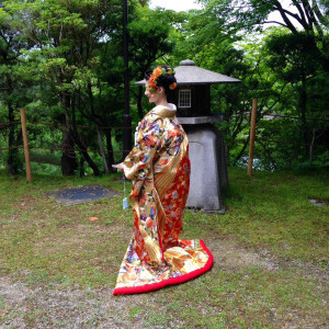 素晴らしい日本庭園での一枚です。|380482さんの奈良ホテルの写真(168735)