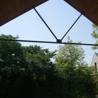 チャペルを出るとこの景色。ここでフラワーシャワーを