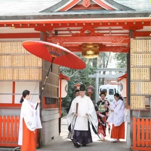 参進の儀で式が始まります|382846さんの馬橋稲荷神社の写真(178188)
