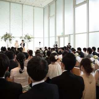 後ろからみたところ。70人ほど入るとこの規模感。