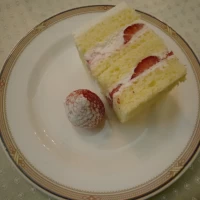 デザートのケーキ