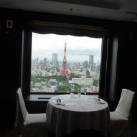 東京タワーが見える披露宴会場