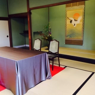 新郎新婦の席