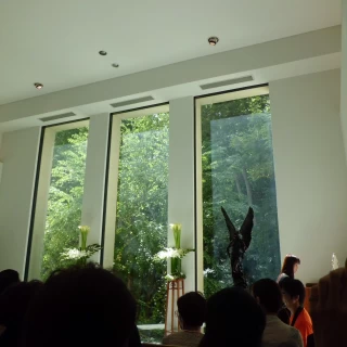 挙式会場　日本人牧師でした