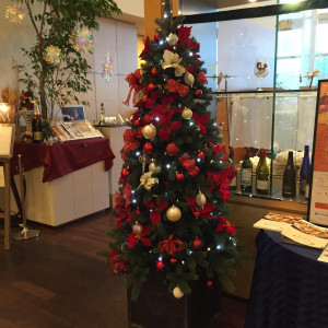 季節らしいクリスマスツリーがありました。|389235さんのホテル日航新潟の写真(309378)