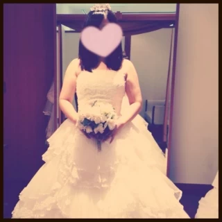 ウエディングドレス着ました☆