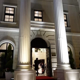 夜の外の様子です