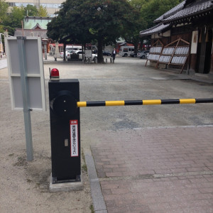 庭園すぐ隣に駐車場がありました|390748さんの警固神社の写真(206204)