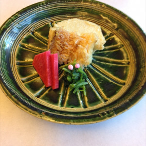 皮が焼いてあって絶妙な味わいの魚料理|391196さんの桜坂観山荘の写真(207725)