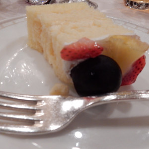 デザートのウエディングケーキ|392709さんの京都センチュリーホテルの写真(384488)