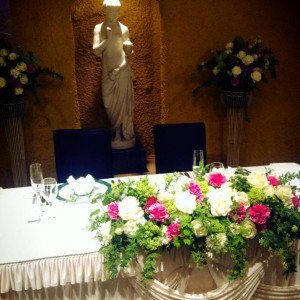 新郎新婦のテーブル|393927さんのGrotta dell' Amore グロッタ デ アモーレの写真(213032)