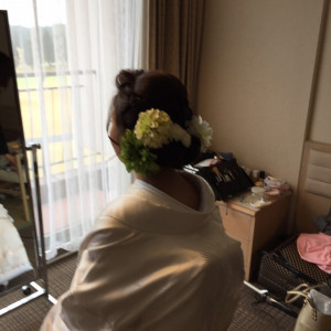 花嫁の支度室|394492さんの阿蘇リゾートグランヴィリオホテルの写真(214078)