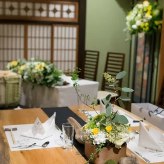 会場の雰囲気は希望通りの演出にしてくれました
