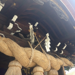 本殿の上部分|397593さんの亀山神社の写真(220057)