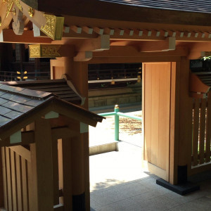 裏口|398891さんの新宿十二社熊野神社の写真(378787)