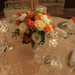 テーブル装花|399085さんのザ・ディスティーノガーデンの写真(225551)