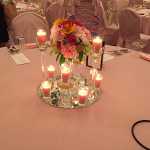 テーブル装花|399532さんのニューウェルシティ宮崎の写真(250388)
