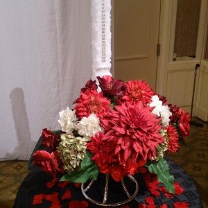 メインキャンドル装花|400135さんのホテルJALシティ田町・東京の写真(229111)