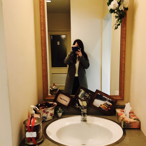 お化粧室前の鏡|401290さんのザ・グランドティアラ岡崎の写真(451608)