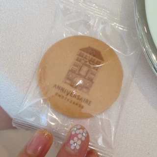クッキーに、式場の絵柄がついていて、素敵でした。
