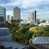 披露宴会場かみた外の景色